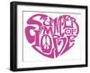 Summer Of Love Heart-Ron Magnes-Framed Giclee Print