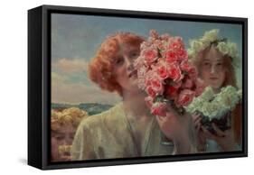 Summer Offering, 1911-Sir Lawrence Alma-Tadema-Framed Stretched Canvas