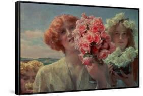 Summer Offering, 1911-Sir Lawrence Alma-Tadema-Framed Stretched Canvas