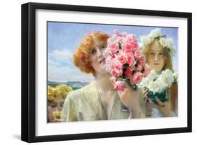 Summer Offering-Sir Lawrence Alma-Tadema-Framed Art Print