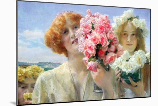 Summer Offering-Sir Lawrence Alma-Tadema-Mounted Art Print