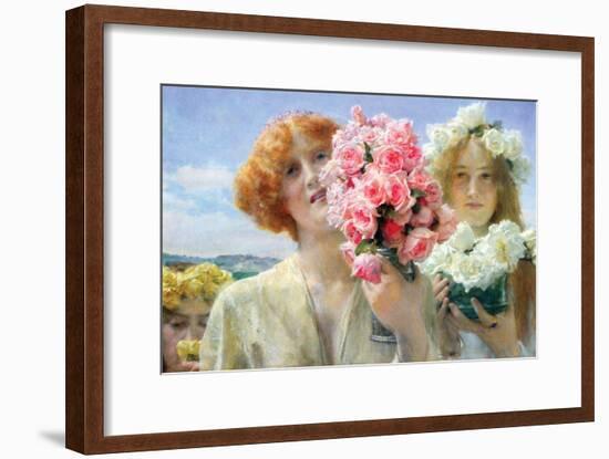 Summer Offering-Sir Lawrence Alma-Tadema-Framed Art Print