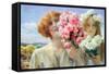Summer Offering-Sir Lawrence Alma-Tadema-Framed Stretched Canvas
