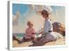 Summer on the Beach-unknown Townsend-Stretched Canvas