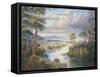 Summer on the Clarence-John Bradley-Framed Stretched Canvas