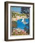 Summer on the Cote D'Azur (L'Été Sur La Cote D'Azur), 1926-Guillaume G. Roger-Framed Giclee Print