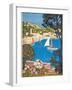 Summer on the Cote D'Azur (L'Été Sur La Cote D'Azur), 1926-Guillaume G. Roger-Framed Giclee Print