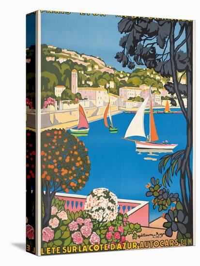 Summer on the Cote D'Azur (L'Été Sur La Cote D'Azur), 1926-Guillaume G. Roger-Stretched Canvas