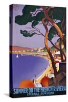 Summer on the French Riviera-null-Stretched Canvas