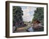 Summer on the Morris Canal-Stanton Manolakas-Framed Giclee Print