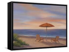 Summer on the Sand-Vivien Rhyan-Framed Stretched Canvas