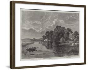 Summer on the Thames, in the Exhibition of the Society of British Artists-William W. Gosling-Framed Giclee Print
