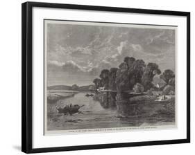 Summer on the Thames, in the Exhibition of the Society of British Artists-William W. Gosling-Framed Giclee Print