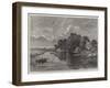 Summer on the Thames, in the Exhibition of the Society of British Artists-William W. Gosling-Framed Giclee Print