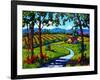 Summer on Young America Road-Patty Baker-Framed Art Print