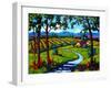 Summer on Young America Road-Patty Baker-Framed Art Print