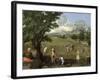 Summer, or Ruth and Boaz, 1660-64-Nicolas Poussin-Framed Giclee Print