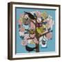 Summer Owl Tree-Helen Musselwhite-Framed Giclee Print
