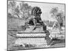 Summer Palace, Bronze Lion, Emblem of the Imperial Power, C1890-null-Mounted Giclee Print