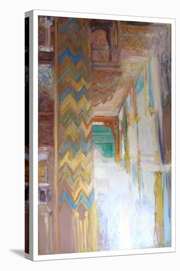 Summer Palace, Mysore, 1997-Pamela Scott Wilkie-Stretched Canvas