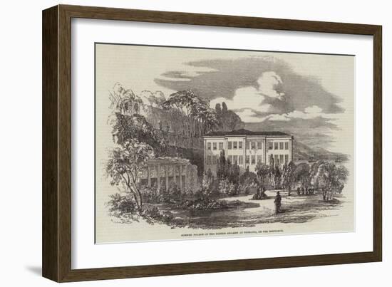 Summer Palace of the British Embassy at Therapia, on the Bosphorus-null-Framed Giclee Print