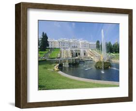 Summer Palace, Petrodvorets (Peterhof), Near St. Petersburg, Russia-Gavin Hellier-Framed Photographic Print