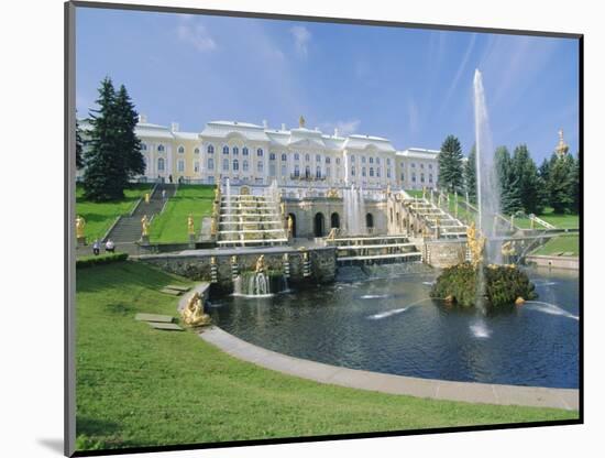 Summer Palace, Petrodvorets (Peterhof), Near St. Petersburg, Russia-Gavin Hellier-Mounted Photographic Print