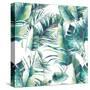 Summer Palm Tree and Banana Leaves-Eisfrei-Stretched Canvas