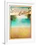 Summer Paradise Background-IstONE-Framed Art Print