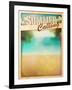 Summer Paradise Background-IstONE-Framed Art Print