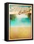 Summer Paradise Background-IstONE-Framed Stretched Canvas