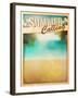 Summer Paradise Background-IstONE-Framed Art Print