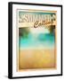 Summer Paradise Background-IstONE-Framed Art Print