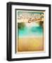 Summer Paradise Background-IstONE-Framed Art Print