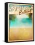 Summer Paradise Background-IstONE-Framed Stretched Canvas