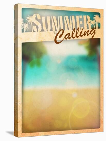 Summer Paradise Background-IstONE-Stretched Canvas
