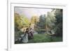 Summer Party at the Trianon-Emile-Charles Dameron-Framed Giclee Print