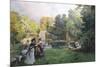 Summer Party at the Trianon-Emile-Charles Dameron-Mounted Giclee Print