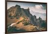 Summer Peaks, Southern Oregon, Crater Lake National Park-Vincent James-Framed Photographic Print