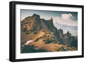 Summer Peaks, Southern Oregon, Crater Lake National Park-Vincent James-Framed Photographic Print