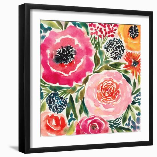 Summer Petals III-Cheryl Warrick-Framed Art Print