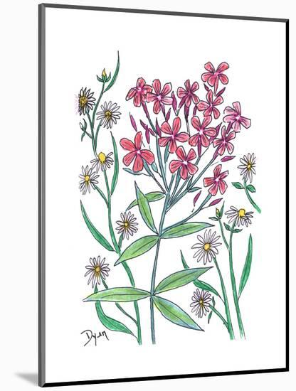 Summer Phlox-Beverly Dyer-Mounted Art Print