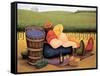 Summer Picnic-Lowell Herrero-Framed Stretched Canvas