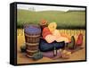 Summer Picnic-Lowell Herrero-Framed Stretched Canvas