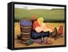 Summer Picnic-Lowell Herrero-Framed Stretched Canvas