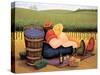 Summer Picnic-Lowell Herrero-Stretched Canvas