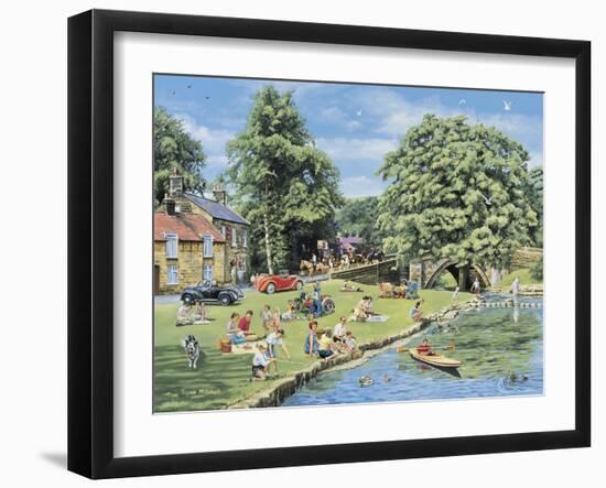 Summer Picnics-Trevor Mitchell-Framed Giclee Print