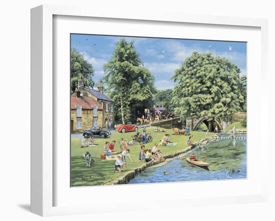 Summer Picnics-Trevor Mitchell-Framed Giclee Print