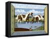 Summer Pleasures - June-Kristin Bryant-Framed Stretched Canvas