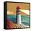 Summer Point Lighthouse-bigredlynx-Framed Stretched Canvas